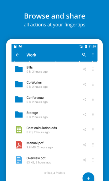 Nextcloud dla urządzeń mobilnych